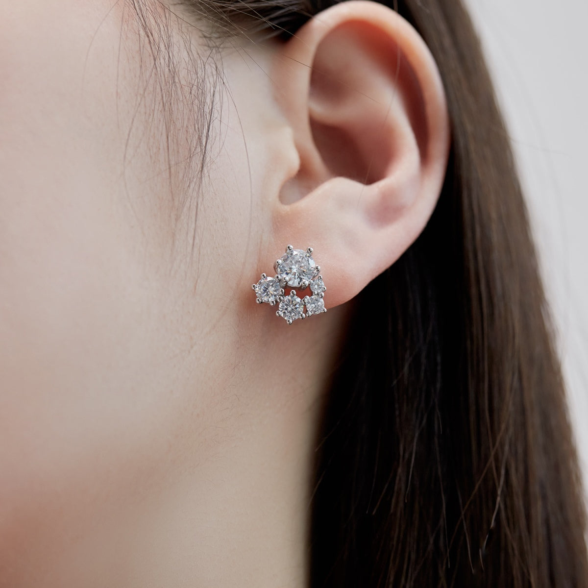 925 Sterling Silver Zirconia Earrings