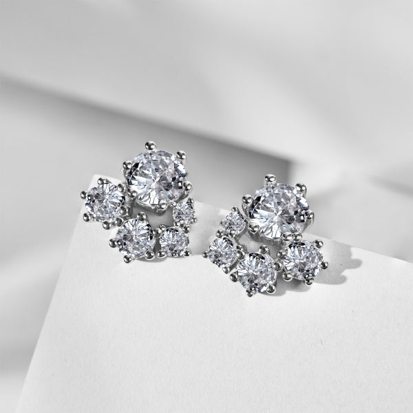 925 Sterling Silver Zirconia Earrings