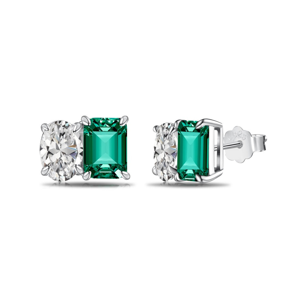 925 Sterling Silver Zirconia Earrings