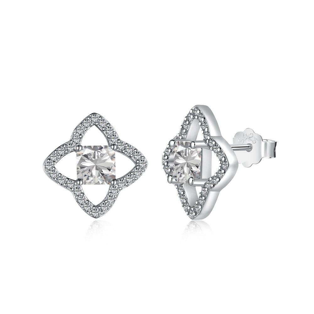 925 Sterling Silver Zirconia Earrings