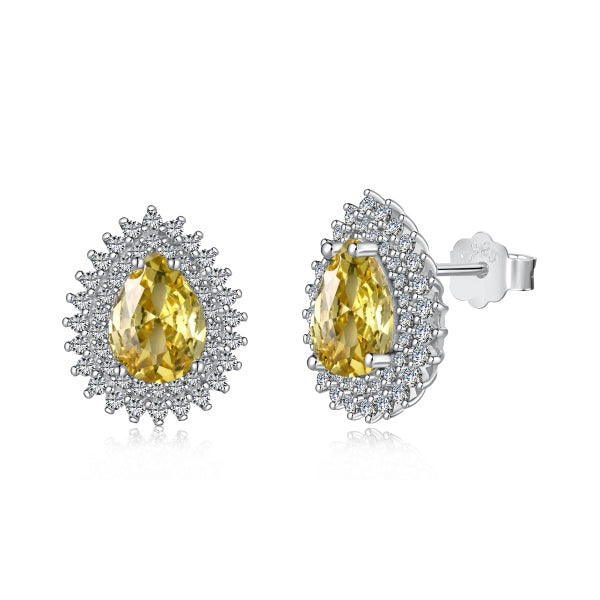 925 Sterling Silver Zirconia Earrings