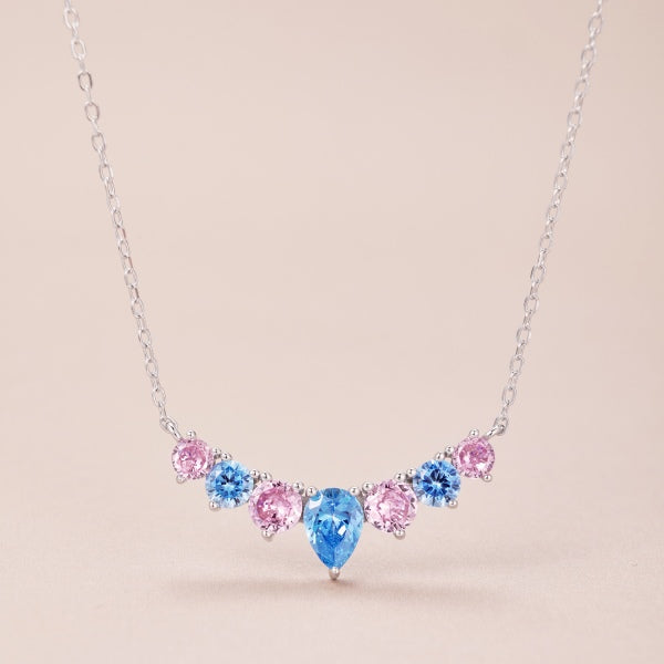 925 Sterling Silver Zirconia Necklace for Women