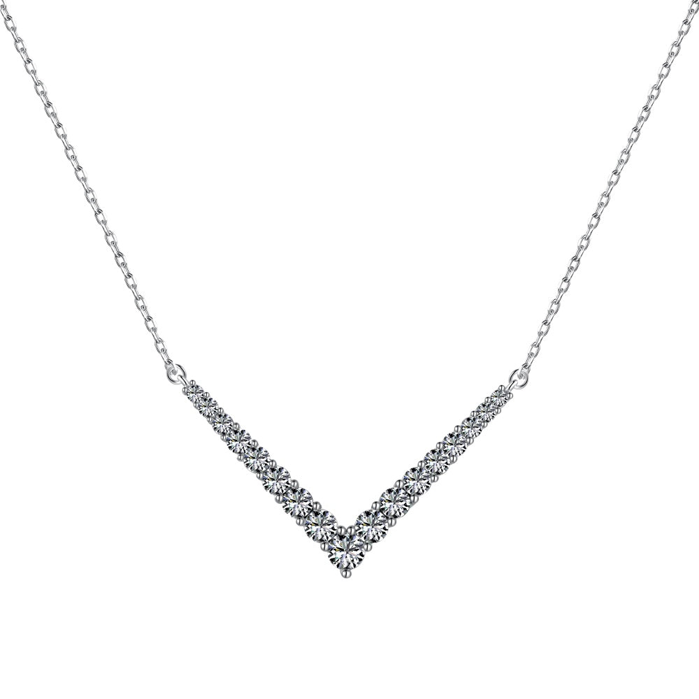 925 Sterling Silver Zirconia Necklace for Women