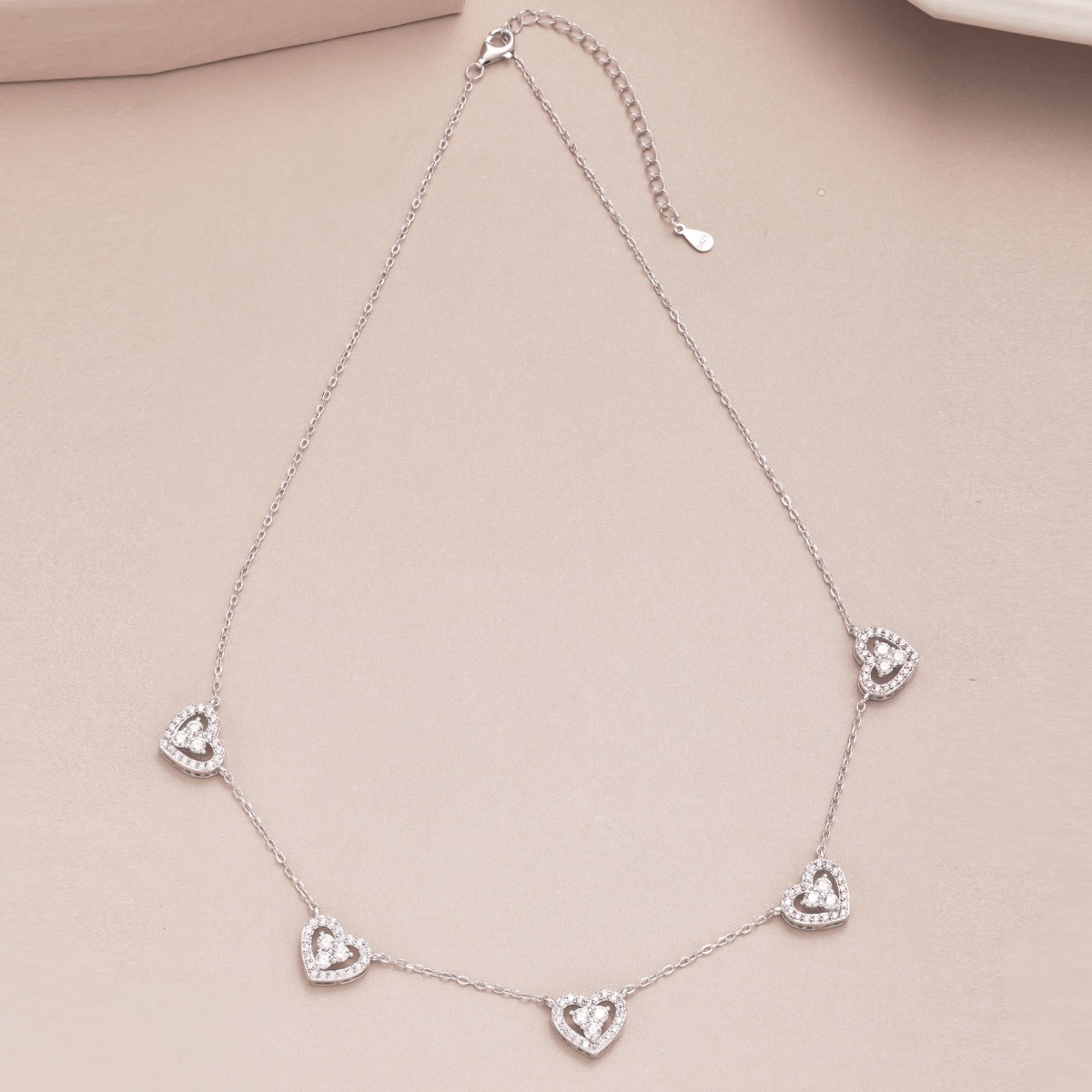 925 Sterling Silver Zirconia Necklace for Women