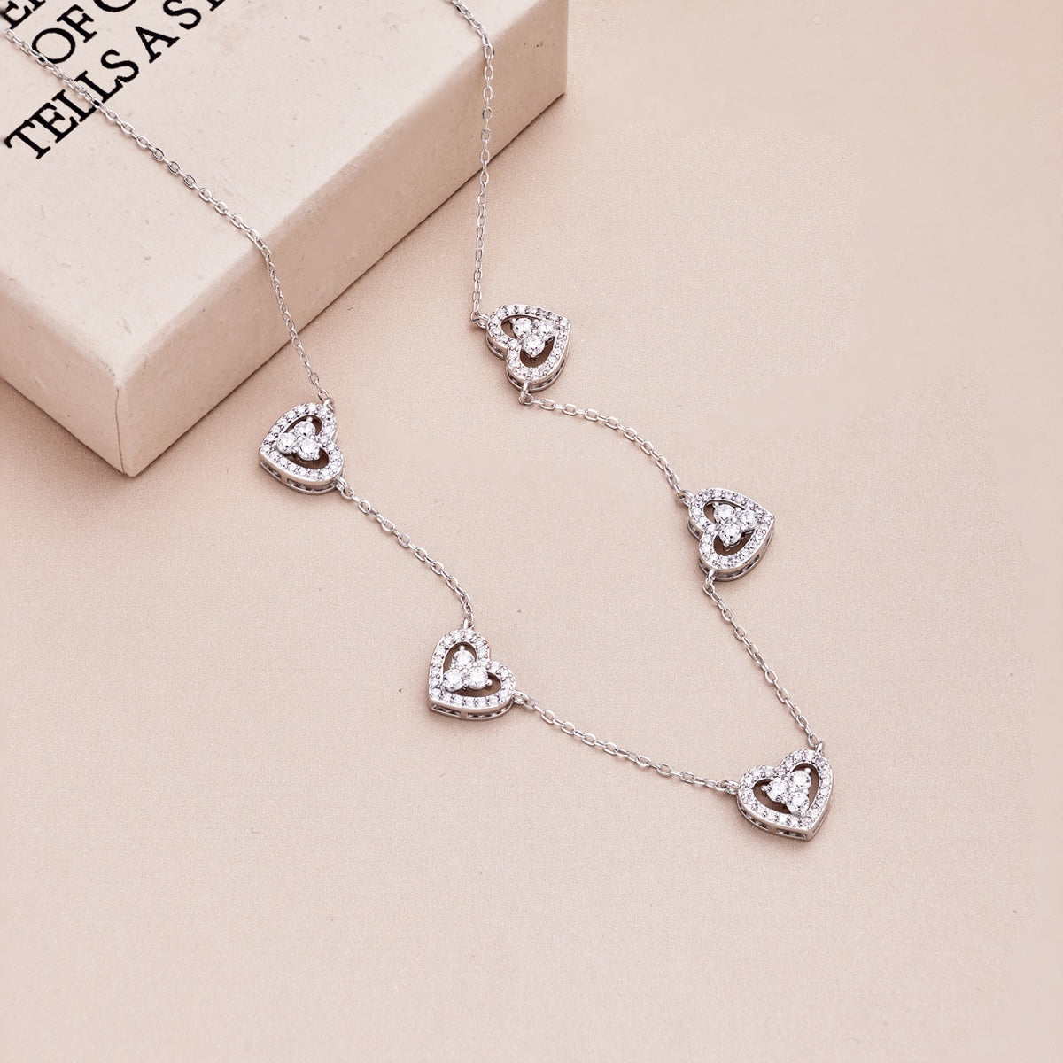 925 Sterling Silver Zirconia Necklace for Women