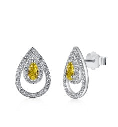 925 Sterling Silver Zirconia Earrings